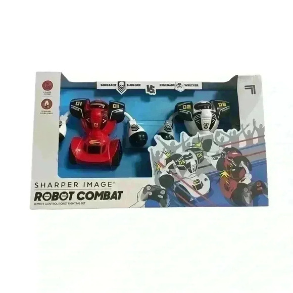 Sharper Image Remote Control Robot Combat Set, Multiplayer RC Toy Ages 6+ - Picture 7 of 14